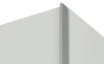 meinSchrank Schwebetürenschrank inklusive Zubehör Regina mit Spiegel 301 cm Weiß