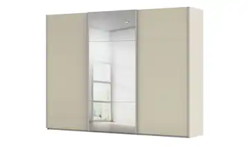 meinSchrank Schwebetürenschrank inklusive Zubehör Regina mit Spiegel 301 cm Champagner