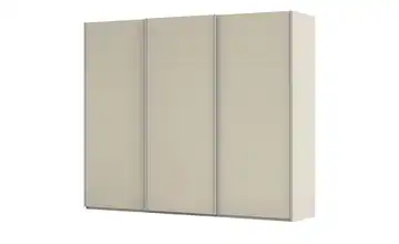 meinSchrank Schwebetürenschrank inklusive Zubehör Regina 271 cm ohne Spiegel Champagner