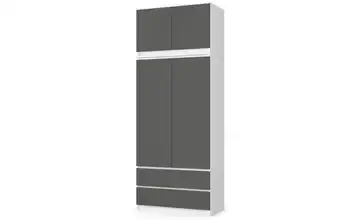 Drehtürenschrank 234 cm hoch Oda
