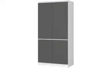 Drehtürenschrank 90 cm breit Valentina