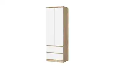 Drehtürenschrank mit 2 Schubladen Sina