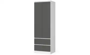 Drehtürenschrank mit 2 Schubladen Sina