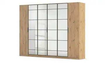 Kleiderschrank mit Spiegel Acero Eiche Artisan (Nachbildung) 6 Stück