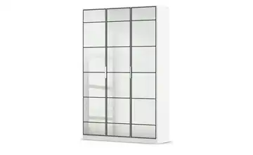 Drehtürenschrank mit Spiegelfronten mit Einlegeböden Acero