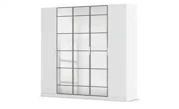 Kleiderschrank mit Spiegel Acero 5 Stück Weiß