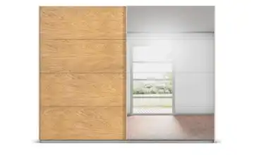 Schwebetürenschrank mit Spiegel Malva Extra 271 cm Champagner