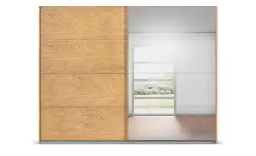 Schwebetürenschrank mit Spiegel Malva Extra 271 cm Eiche Artisan (Nachbildung)