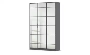  Drehtürenschrank mit Spiegelfronten mit Einlegeböden Acero