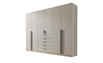 Drehtürenschrank 6-türig, Cashmere, mit Einlegeböden Amesbury