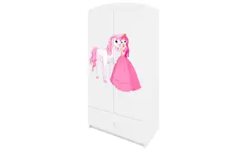  Kleiderschrank  Prinzessin mit Pferd