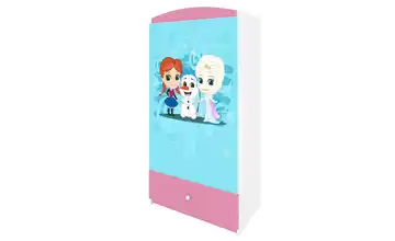 Kleiderschrank Eiskönigin Pink, Weiß