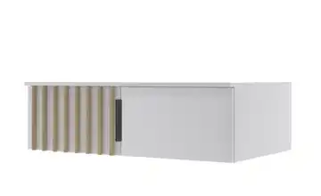 Aufsatz 100 cm Weiß, Eiche (Nachbildung)