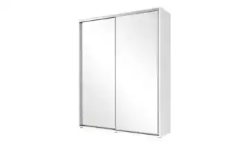 Schwebetürenschrank Weiß 200 cm 245 cm 2 Stück