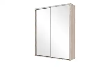 Schwebetürenschrank Eiche Sonoma (Nachbildung) 200 cm 245 cm 2 Stück