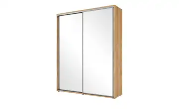 Schwebetürenschrank Eiche (Nachbildung) 125 cm 245 cm 2 Stück