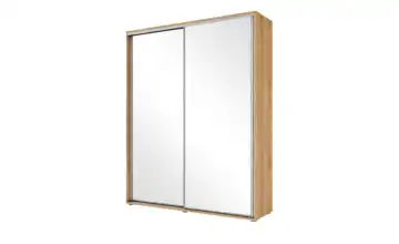 Schwebetürenschrank Eiche (Nachbildung) 200 cm 245 cm 2 Stück