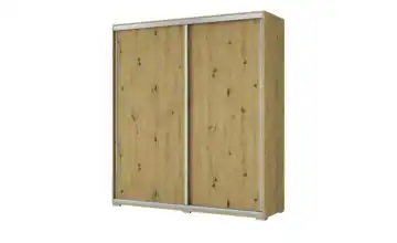 Schwebetürenschrank Abberton 230 cm Eiche Artisan (Nachbildung) 215 cm
