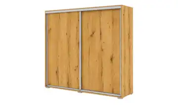 Schwebetürenschrank Abberton 100 cm Eiche (Nachbildung) 215 cm