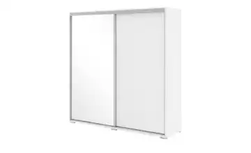 Schwebetürenschrank Abberton 200 cm 245 cm Weiß