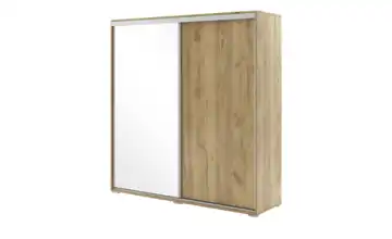 Schwebetürenschrank Abberton 150 cm 215 cm Eiche (Nachbildung)