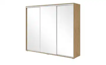 Schwebetürenschrank Eiche Artisan (Nachbildung) 250 cm 215 cm 3 Stück