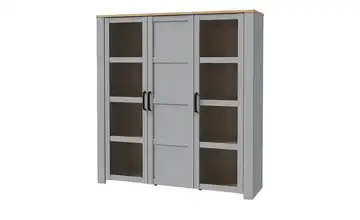 Highboard Toneo Grau, Eiche (Nachbildung)