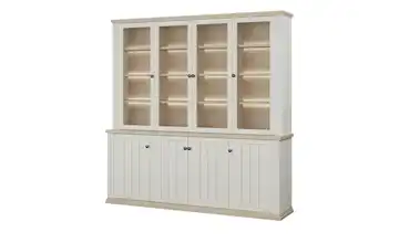 Bücherschrank Countryside Weiß, Eiche (Nachbildung)