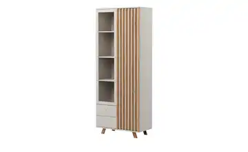 Vitrine Harmony kaschmirfarben, Asteiche (Nachbildung)