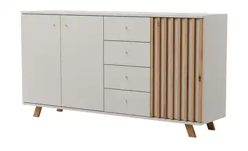 Sideboard Harmony kaschmirfarben, Asteiche (Nachbildung) 160 cm
