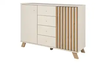 Sideboard Harmony Asteiche (Nachbildung), kaschmirfarben 118 cm