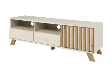 Lowboard Harmony Asteiche (Nachbildung), kaschmirfarben 138 cm