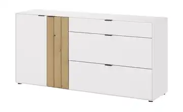 Jette Home Sideboard Como Links Weiß, Eiche