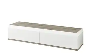 Lowboard Light Line 2 Neo Grau, Weiß, Asteiche (Nachbildung)