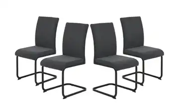 Polsterschwingstuhl 4er-Set Kiril