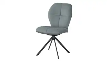Wohnwert Polsterstuhl Luisa Drehfunktion Grau