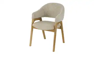 smart Armlehnstuhl mit Eiche Massivholzgestell Erik