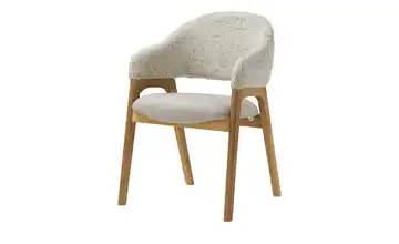 smart Armlehnstuhl mit Eiche Massivholzgestell Erik