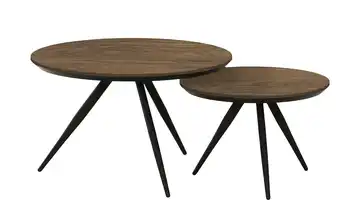 uno Couchtisch 2er-Set Hayley Eiche (Nachbildung), Haselnussbraun