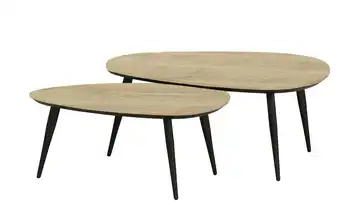 uno Couchtisch 2er-Set XL Dortmund Eiche (Nachbildung), Hellbraun