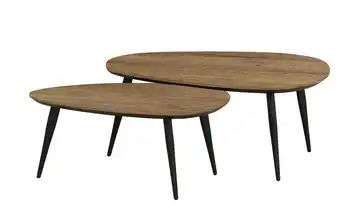 uno Couchtisch 2er-Set XL Dortmund Eiche (Nachbildung), Braun