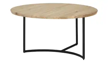 Couchtisch Hesel Asteiche Schwarz Höhe ca. 37 cm