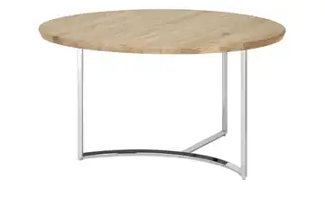 Couchtisch Hesel Asteiche verchromt Höhe ca. 42 cm