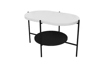Couchtisch Weiß, Schwarz