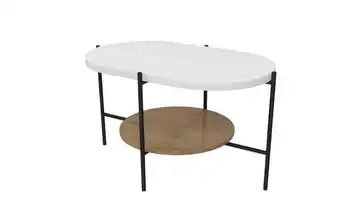 Couchtisch Weiß, Braun