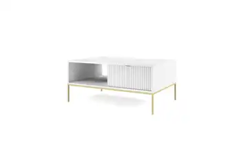 Couchtisch Weiß, Goldfarben