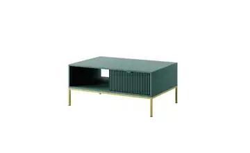 Couchtisch Grün, Goldfarben