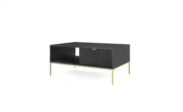 Couchtisch Schwarz, Goldfarben