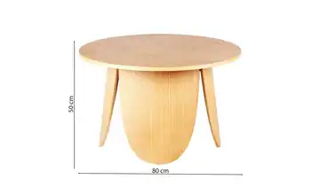 Couchtisch Vivially Eiche (Nachbildung) DH ca. 80 x 50 cm