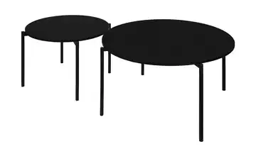 Couchtisch 2er Set Galeotto Schwarz